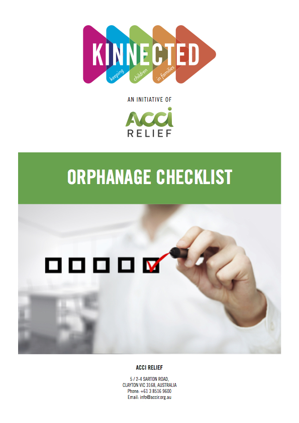 Orphanage Checklist